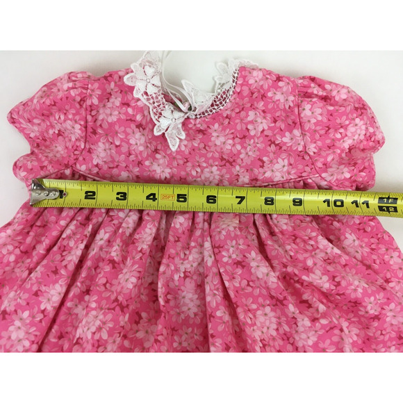 Girls Dress pink 24 mos Tulle Quilters Exclusively Fabric Country - Picture 14 of 16